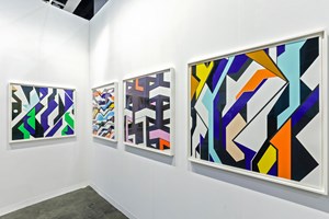 Sarah Morris, <a href='/art-galleries/paragon-gallery/' target='_blank'>Paragon</a>, Art Basel in Hong Kong (29–31 March 2019). Courtesy Ocula. Photo: Charles Roussel.
